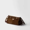 Bolso de hombro pequeño de gamuza Prada Bonnie Bolso de hombro pequeño de gamuza Prada Bonnie
