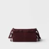Bolso de hombro pequeño de gamuza Prada Bonnie Bolso de hombro pequeño de gamuza Prada Bonnie