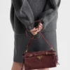 Bolso de hombro pequeño de gamuza Prada Bonnie Bolso de hombro pequeño de gamuza Prada Bonnie