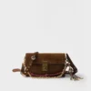 Bolso de hombro pequeño de gamuza Prada Soft de Prada Bolso de hombro pequeño de gamuza Prada Soft de Prada