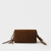 Bolso de hombro pequeño de gamuza Prada Soft de Prada Bolso de hombro pequeño de gamuza Prada Soft de Prada