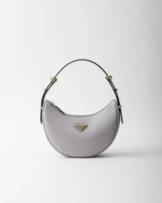 Bolso de hombro pequeño de piel Prada Arqua