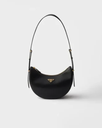 Bolso de hombro pequeño de piel Prada Arqua