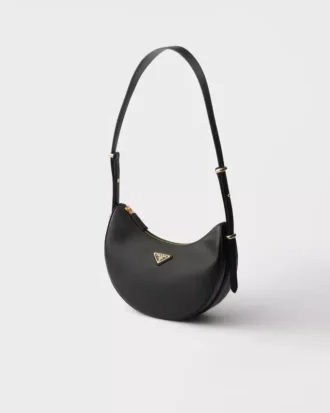 Bolso de hombro pequeño de piel Prada Arqua