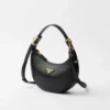Bolso de hombro pequeño de piel Prada Arqua Bolso de hombro pequeño de piel Prada Arqua