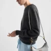 Bolso de hombro pequeño de piel Prada Arqua Bolso de hombro pequeño de piel Prada Arqua