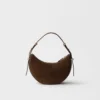 Bolso de hombro Prada Arqua Mini de gamuza Bolso de hombro Prada Arqua Mini de gamuza