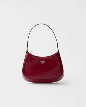 Bolso de hombro Prada Cleo de piel cepillada