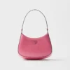 Bolso de hombro Prada Cleo de piel cepillada Bolso de hombro Prada Cleo de piel cepillada