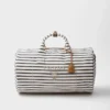 Bolso de lona a rayas Bolso de lona a rayas
