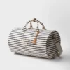 Bolso de lona a rayas Bolso de lona a rayas
