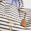 Bolso de lona a rayas Bolso de lona a rayas