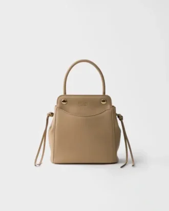 Bolso de mano de cuero Prada Carry Mini