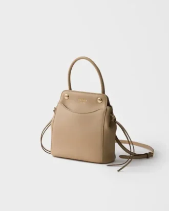 Bolso de mano de cuero Prada Carry Mini