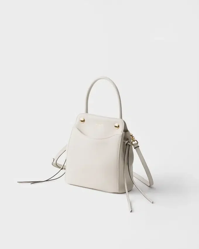 Bolso de mano de cuero Prada Carry Mini Bolso de mano de cuero Prada Carry Mini