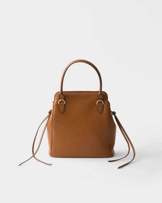 Bolso de mano de cuero Prada Carry Mini Bolso de mano de cuero Prada Carry Mini