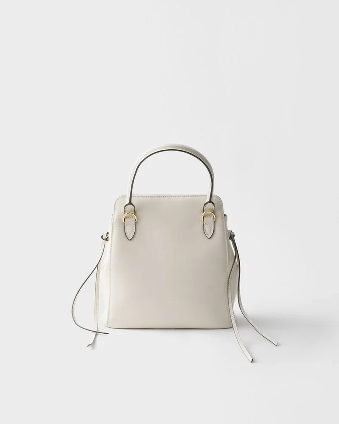 Bolso de mano de cuero Prada Carry Mini Bolso de mano de cuero Prada Carry Mini