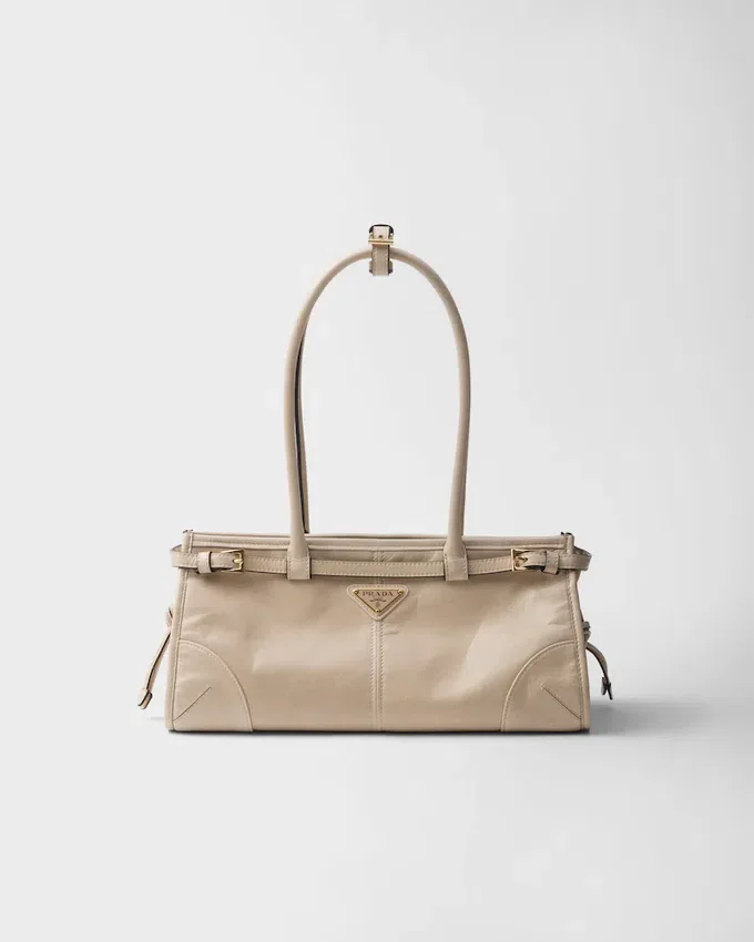 Bolso de mano mediano Bonnie de Prada Bolso de mano mediano Bonnie de Prada