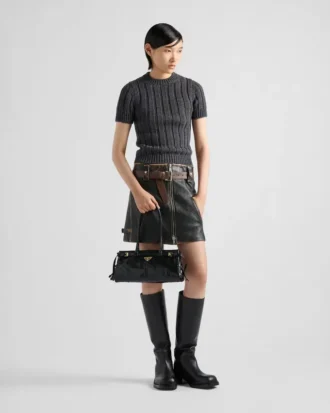 Bolso de mano mediano Bonnie de Prada