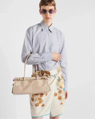 Bolso de mano mediano Bonnie de Prada