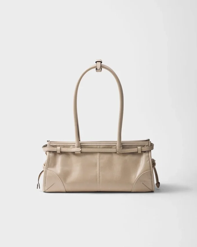 Bolso de mano mediano Bonnie de Prada Bolso de mano mediano Bonnie de Prada