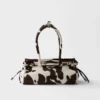 Bolso de mano mediano de cuero estampado Prada Bonnie Bolso de mano mediano de cuero estampado Prada Bonnie