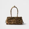Bolso de mano mediano de cuero estampado Prada Bonnie Bolso de mano mediano de cuero estampado Prada Bonnie