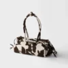 Bolso de mano mediano de cuero estampado Prada Bonnie Bolso de mano mediano de cuero estampado Prada Bonnie