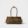Bolso de mano mediano de cuero estampado Prada Bonnie Bolso de mano mediano de cuero estampado Prada Bonnie
