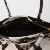 Bolso de mano mediano de cuero estampado Prada Bonnie Bolso de mano mediano de cuero estampado Prada Bonnie