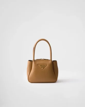 Bolso de mano mini de piel