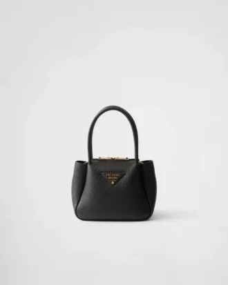 Bolso de mano mini de piel