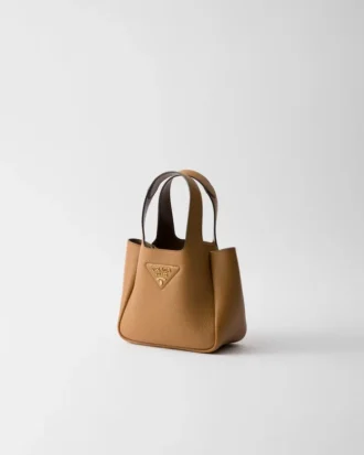Bolso de mano mini de piel