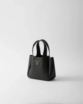 Bolso de mano mini de piel