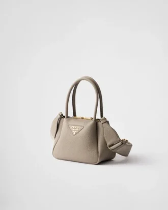 Bolso de mano mini de piel