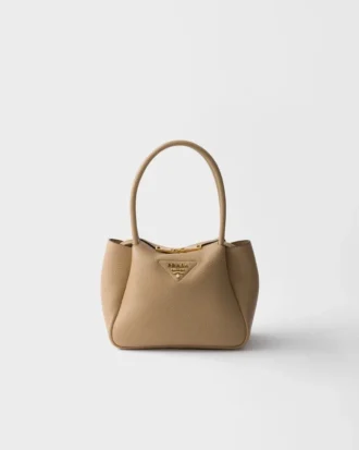 Bolso de mano pequeño de cuero