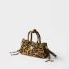 Bolso de mano Prada Bonnie Mini de piel estampada Bolso de mano Prada Bonnie Mini de piel estampada