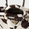 Bolso de mano Prada Bonnie Mini de piel estampada Bolso de mano Prada Bonnie Mini de piel estampada