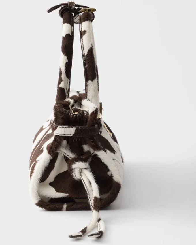Bolso de mano Prada Bonnie Mini de piel estampada Bolso de mano Prada Bonnie Mini de piel estampada