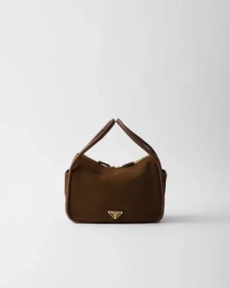 Bolso de mano Prada Darling de gamuza