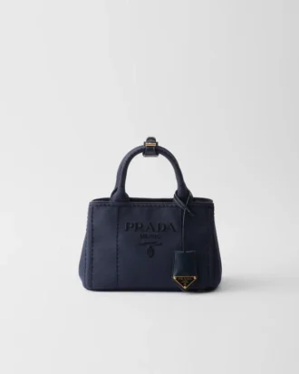 Bolso de mano Prada Jardiniare Mini de lona de algodón