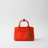 Bolso de mano Prada Jardiniare Mini de lona de algodón Bolso de mano Prada Jardiniare Mini de lona de algodón