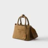 Bolso de mano Prada Jardiniare Mini de lona de algodón Bolso de mano Prada Jardiniare Mini de lona de algodón