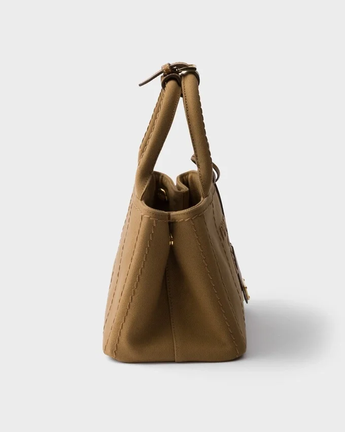 Bolso de mano Prada Jardiniare Mini de lona de algodón Bolso de mano Prada Jardiniare Mini de lona de algodón