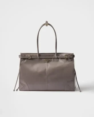 Bolso de piel extragrande Prada Bonnie