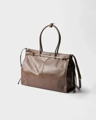 Bolso de piel extragrande Prada Bonnie