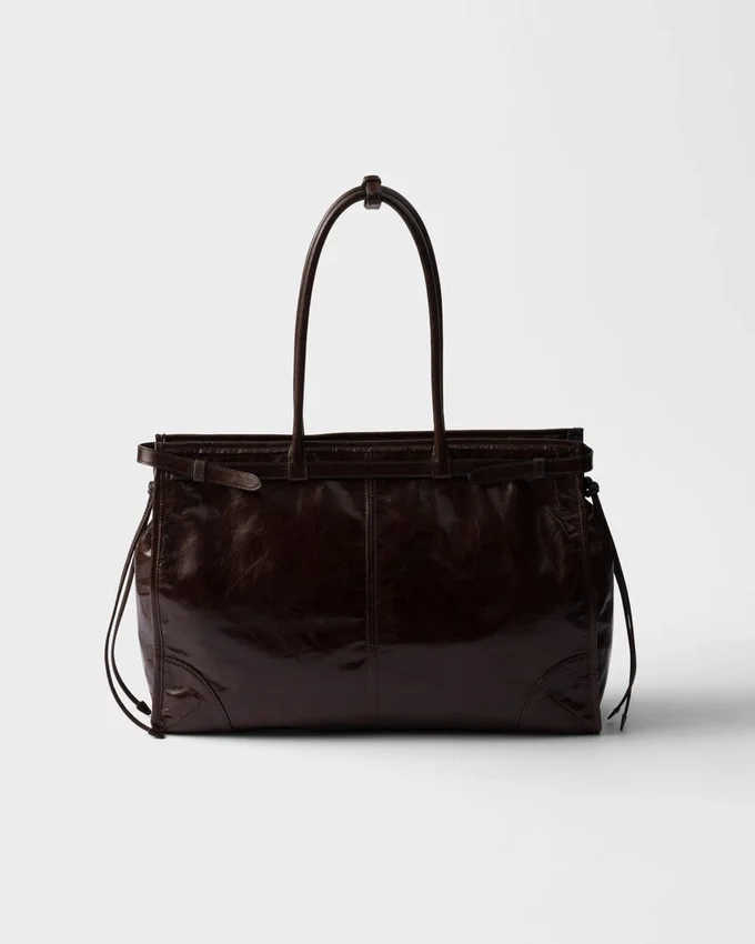 Bolso de piel extragrande Prada Bonnie Bolso de piel extragrande Prada Bonnie