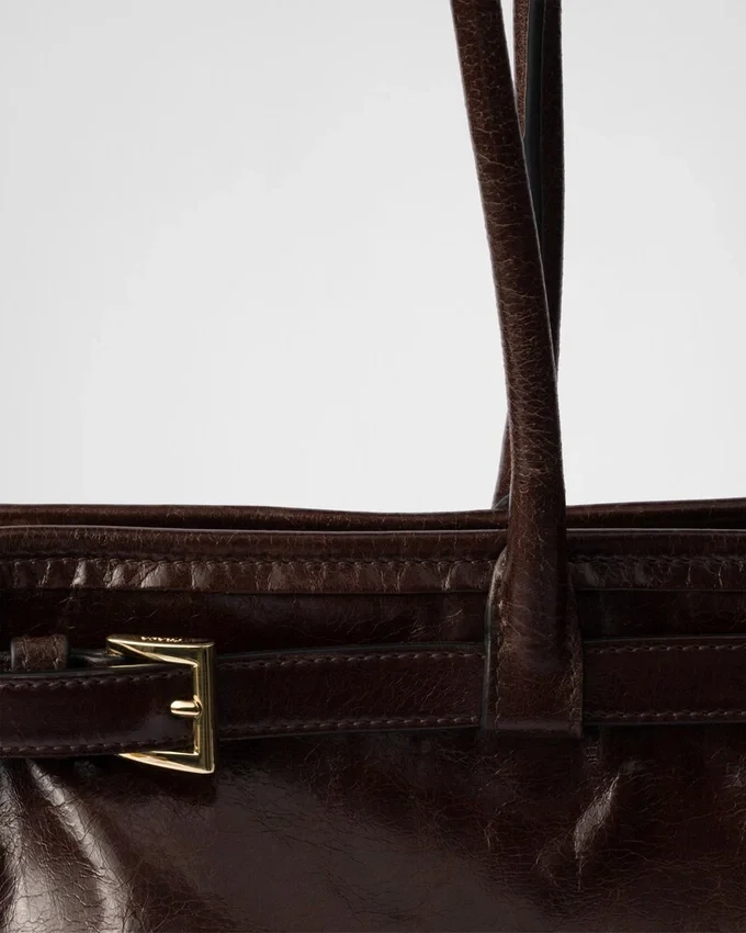 Bolso de piel extragrande Prada Bonnie Bolso de piel extragrande Prada Bonnie