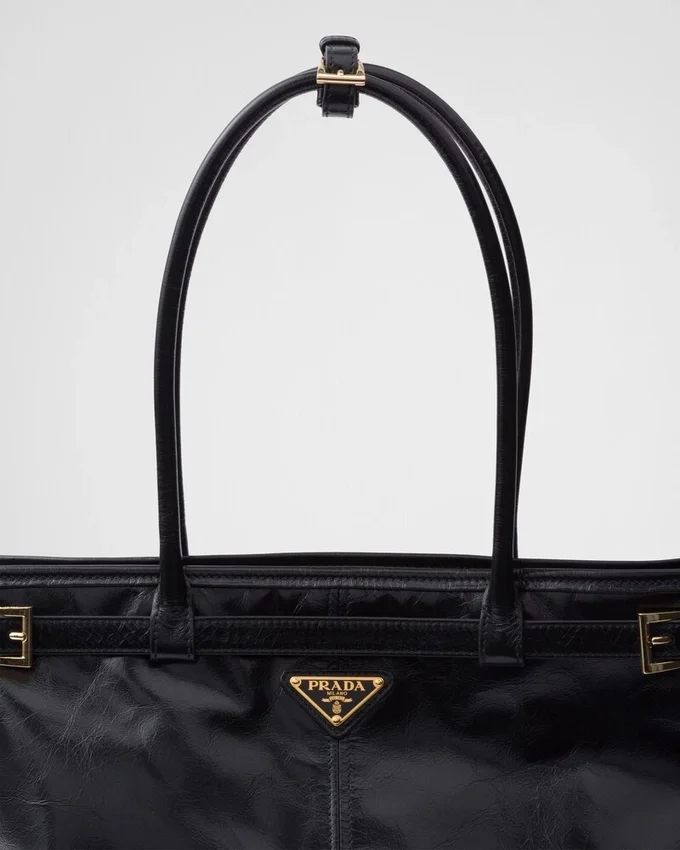 Bolso de piel extragrande Prada Bonnie Bolso de piel extragrande Prada Bonnie
