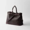 Bolso de piel napa con hebilla de Prada Bolso de piel napa con hebilla de Prada